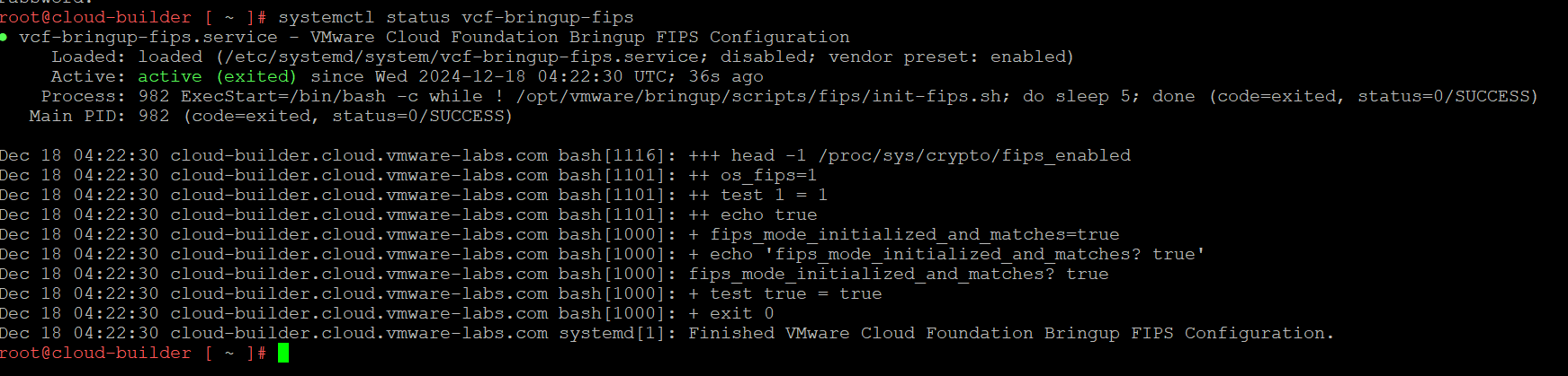 FIPS 140-2 on VMware Cloud Builder